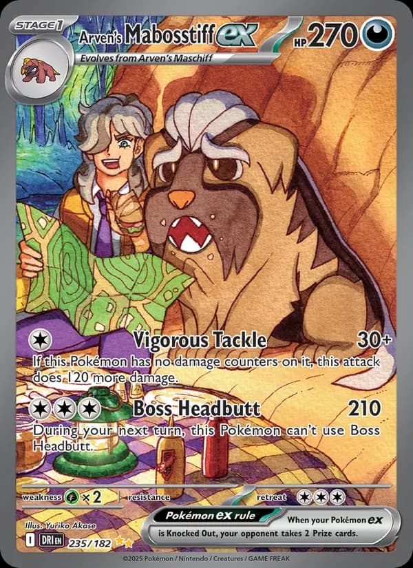 Arven's Mabosstiff ex — Destined Rivals, Special illustration rare