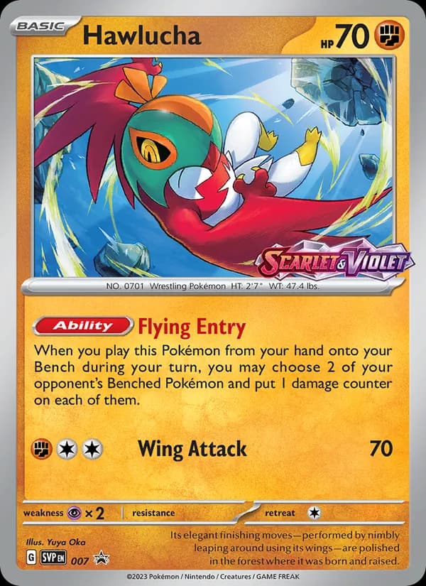 Hawlucha — SVP Black Star Promos, None