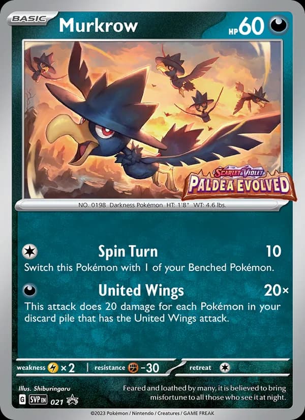 Murkrow — SVP Black Star Promos, None