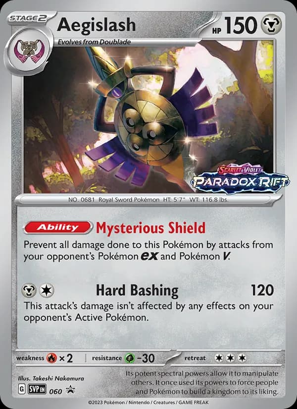 Aegislash — SVP Black Star Promos, None