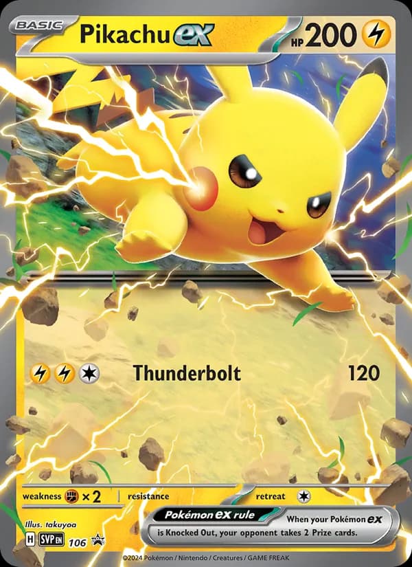 Pikachu ex — SVP Black Star Promos, None