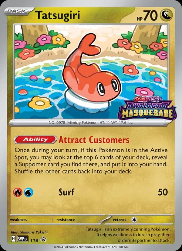 Tatsugiri — SVP Black Star Promos, None