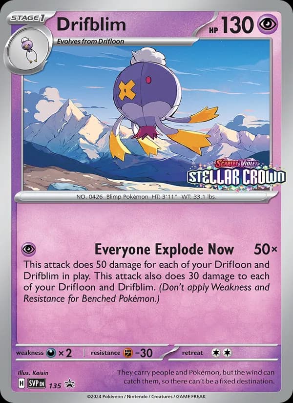 Drifblim — SVP Black Star Promos, None