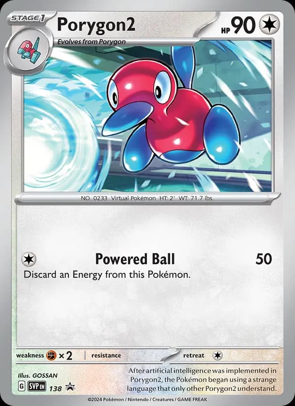 Porygon2 — SVP Black Star Promos, None