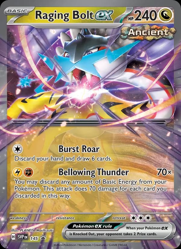 Raging Bolt ex — SVP Black Star Promos, None