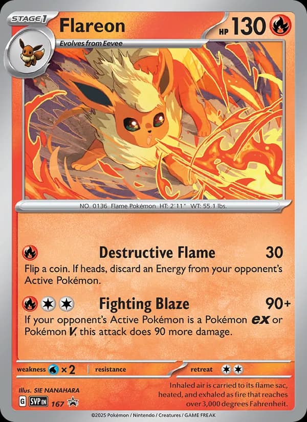 Flareon — SVP Black Star Promos, None