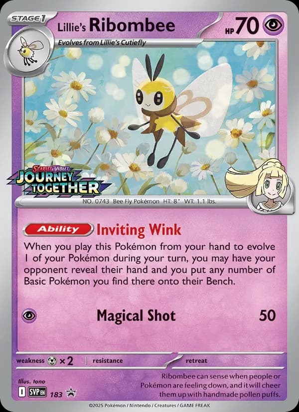 Lillie's Ribombee — SVP Black Star Promos, None