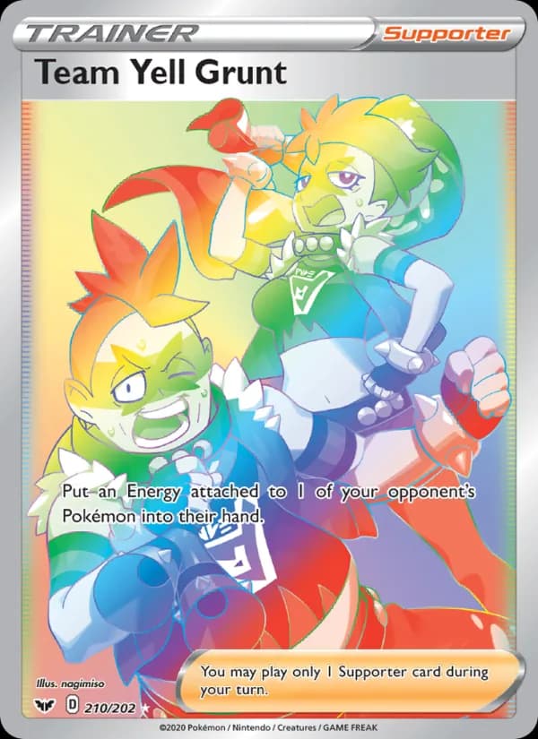 Team Yell Grunt — Sword & Shield, Secret Rare