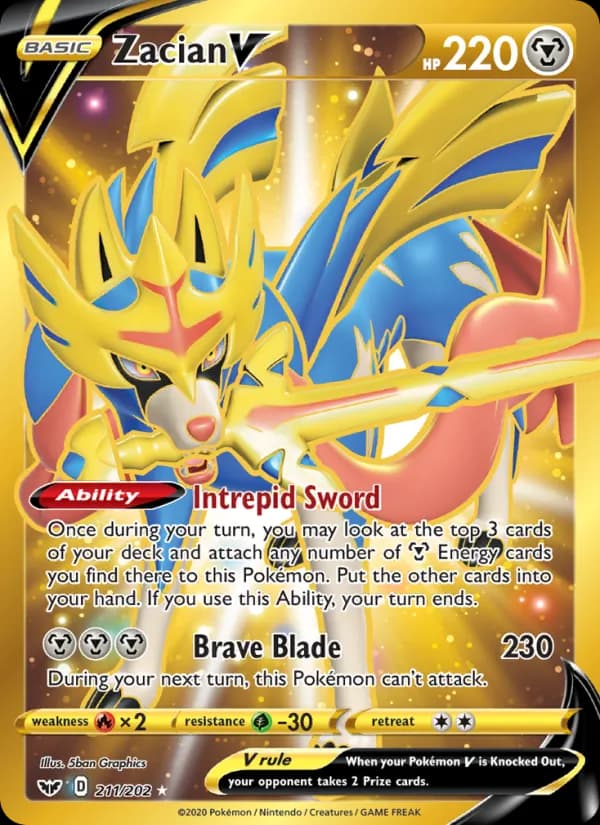 Zacian V — Sword & Shield, Secret Rare