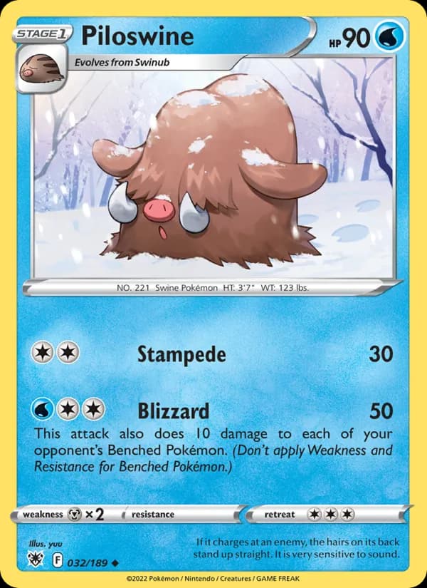 Piloswine — Astral Radiance, Uncommon