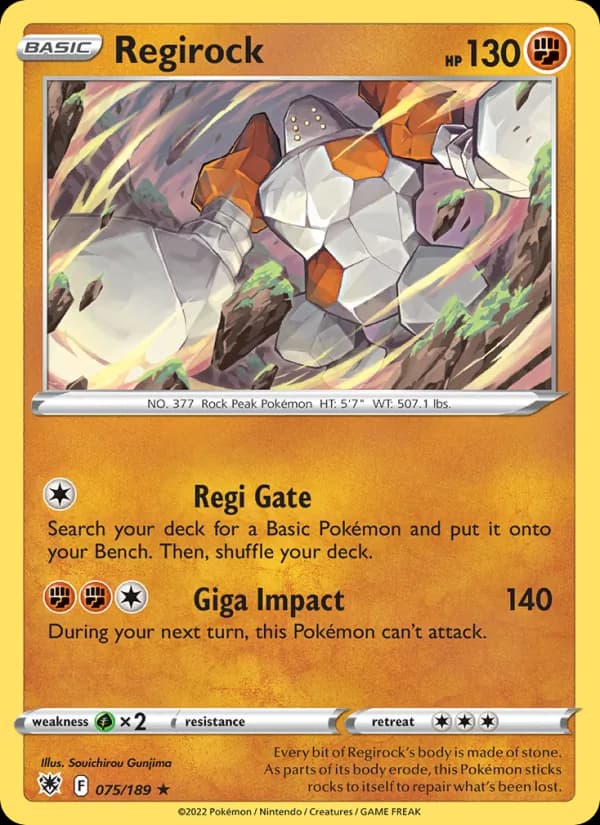 Regirock — Astral Radiance, Rare