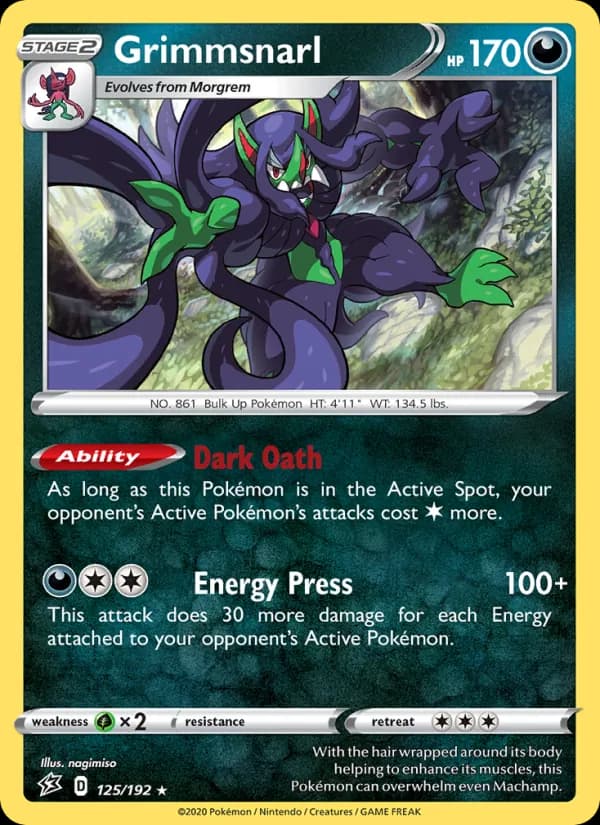 Grimmsnarl — Rebel Clash, Holo Rare