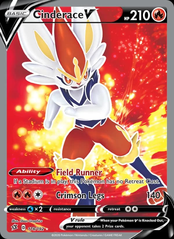 Cinderace V — Rebel Clash, Ultra Rare