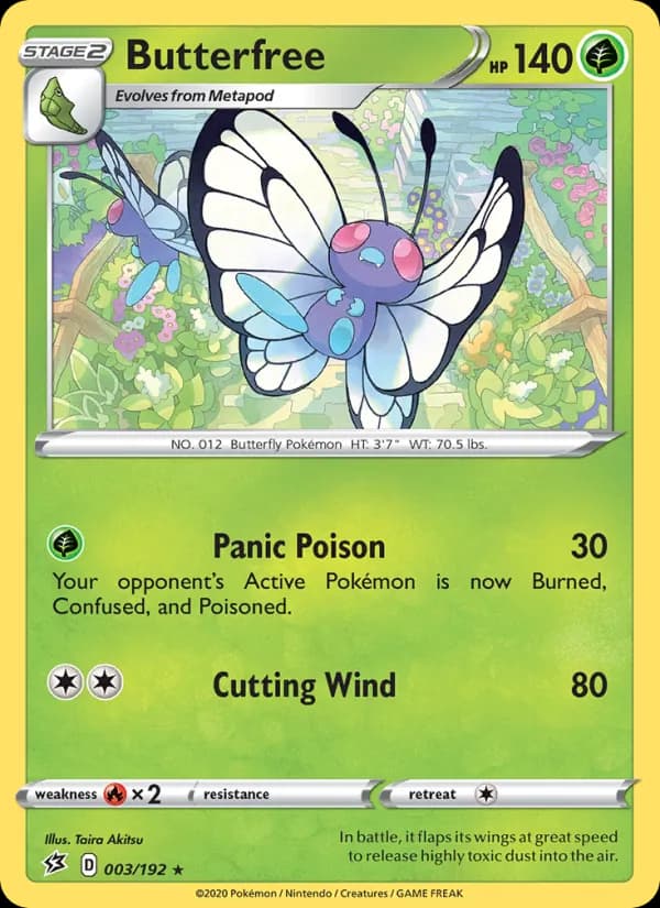Butterfree — Rebel Clash, Rare