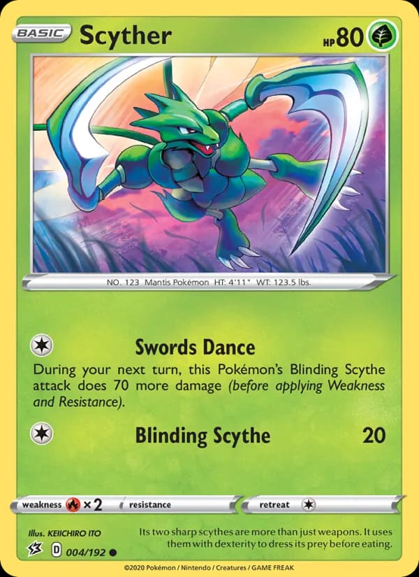 Scyther — Rebel Clash, Common