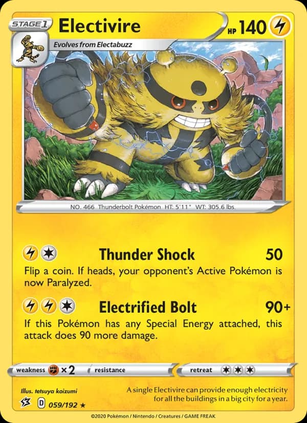 Electivire — Rebel Clash, Rare