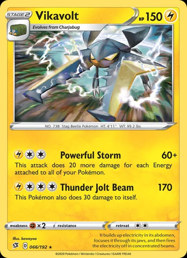 Vikavolt — Rebel Clash, Holo Rare