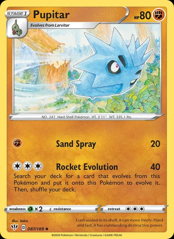 Pupitar — Darkness Ablaze, Uncommon