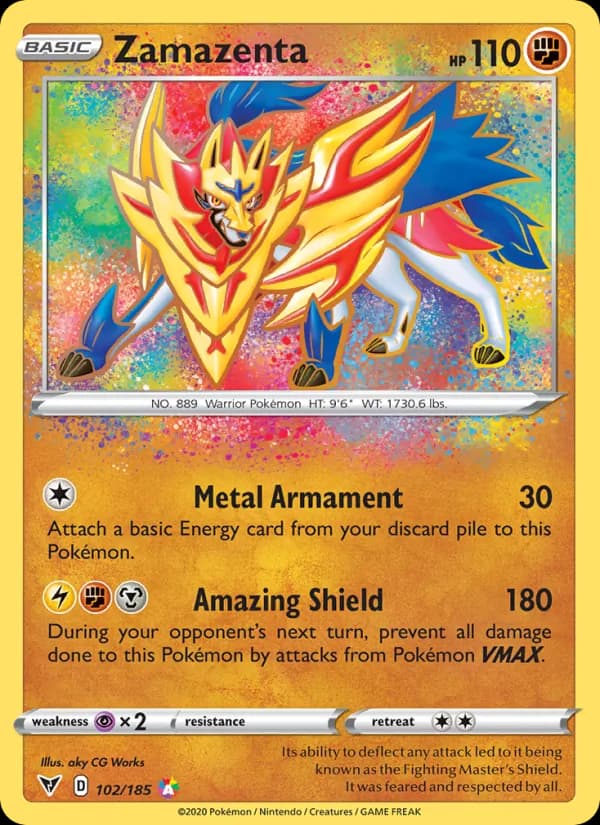 Zamazenta — Vivid Voltage, Amazing Rare