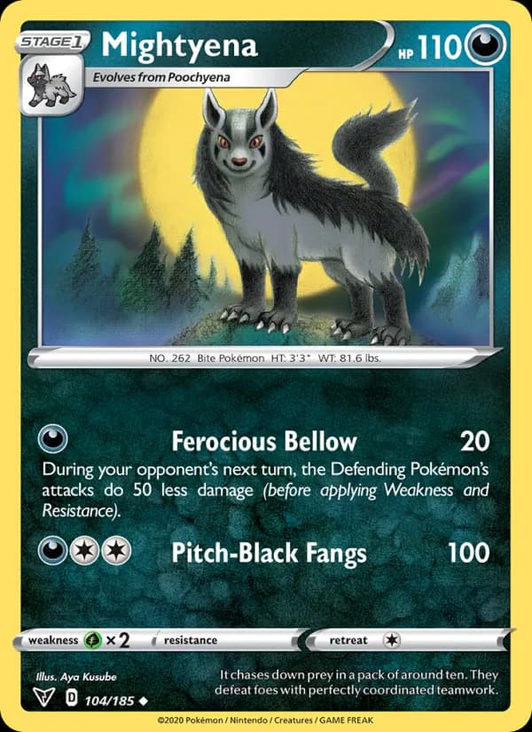 Mightyena — Vivid Voltage, Uncommon