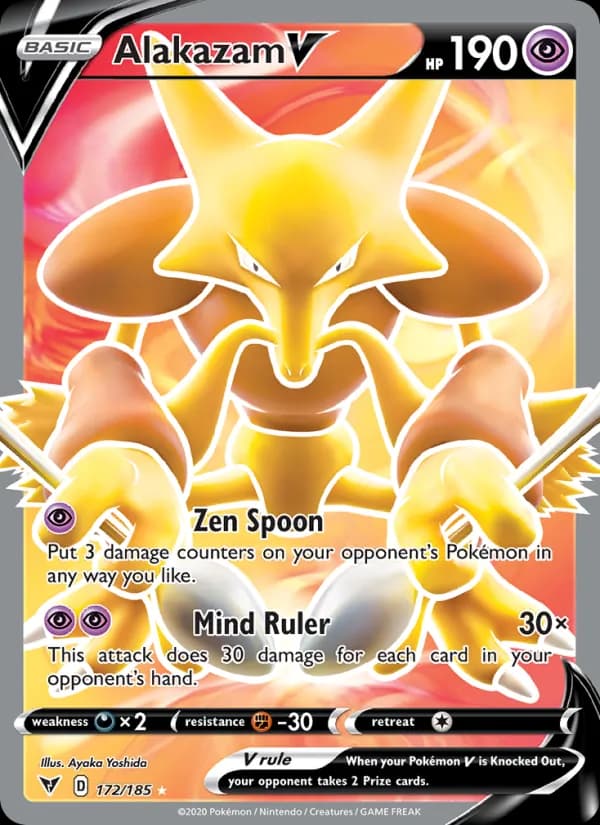 Alakazam V — Vivid Voltage, Ultra Rare
