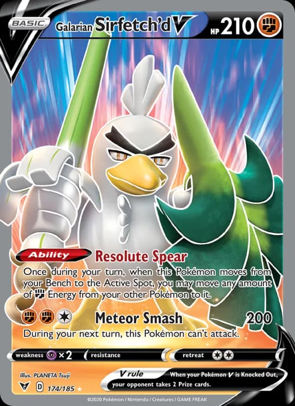 Galarian Sirfetch'd V — Vivid Voltage, Ultra Rare