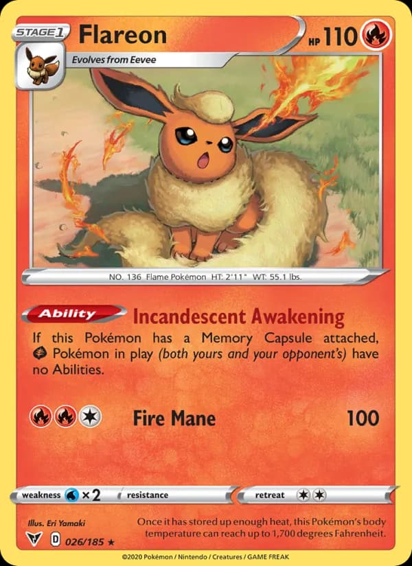 Flareon — Vivid Voltage, Rare