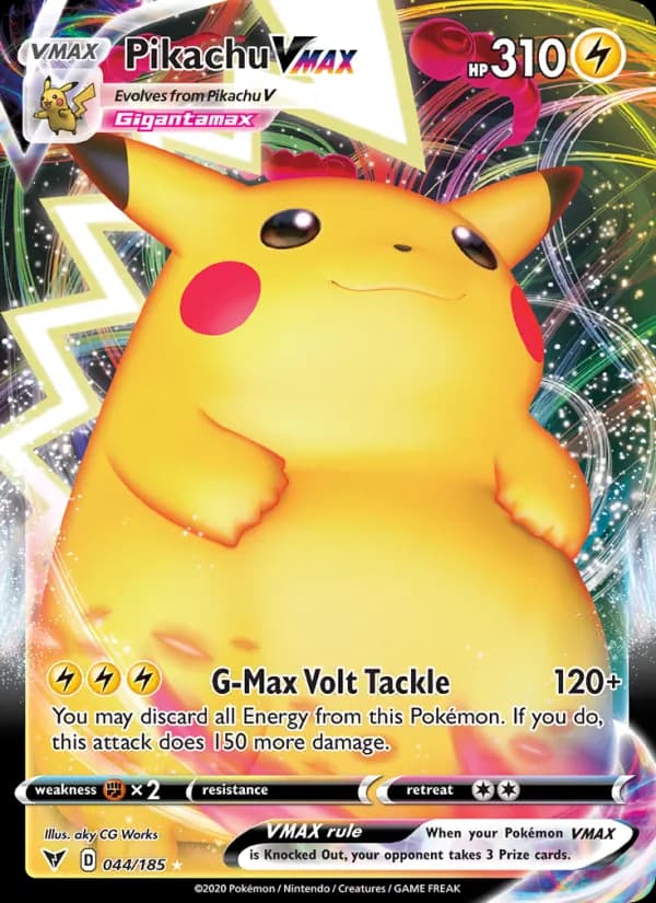 Pikachu VMAX — Vivid Voltage, Holo Rare VMAX