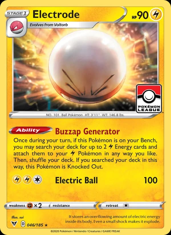 Electrode — Vivid Voltage, Holo Rare