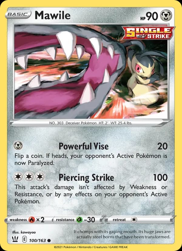 Mawile — Battle Styles, Common