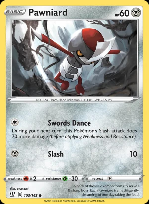 Pawniard — Battle Styles, Common