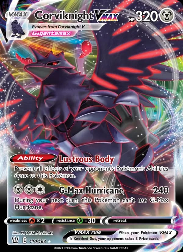 Corviknight VMAX — Battle Styles, Holo Rare VMAX
