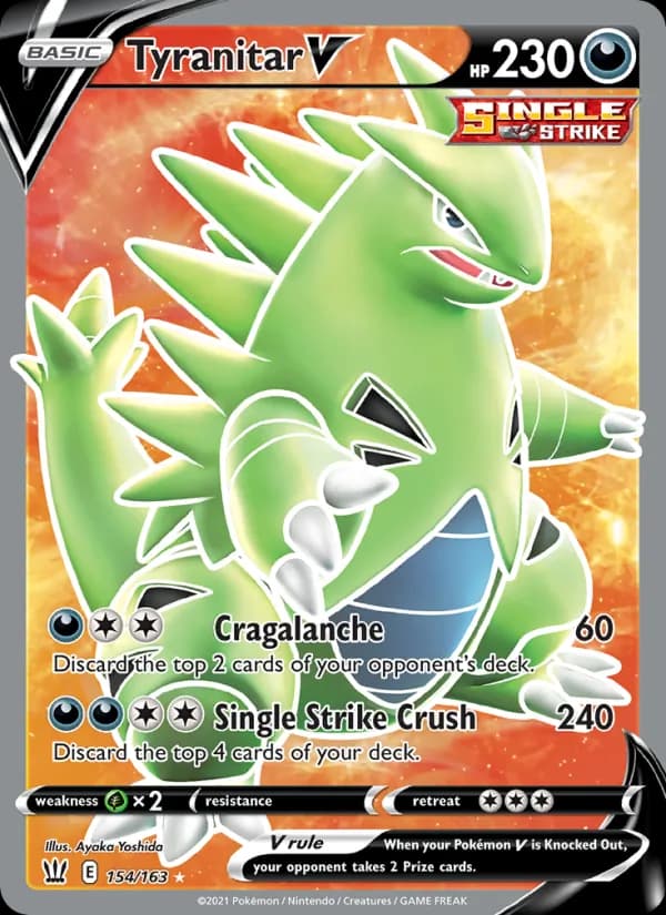 Tyranitar V — Battle Styles, Ultra Rare