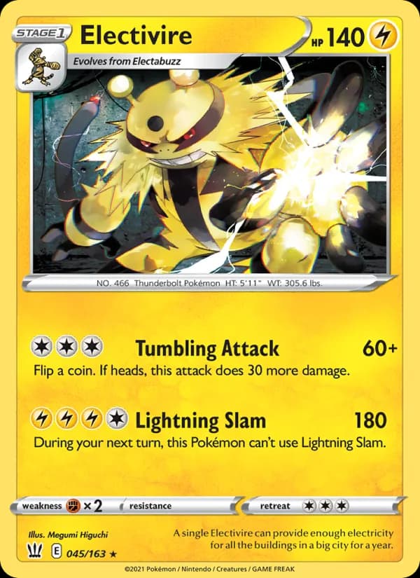 Electivire — Battle Styles, Rare