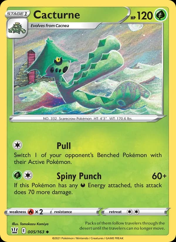 Cacturne — Battle Styles, Uncommon
