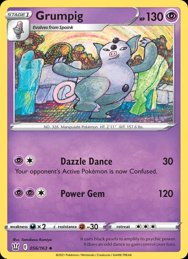 Grumpig — Battle Styles, Uncommon