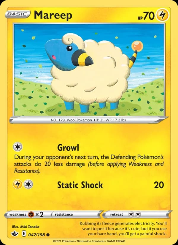 Mareep — Chilling Reign, Common