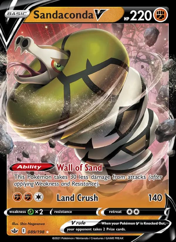 Sandaconda V — Chilling Reign, Holo Rare V