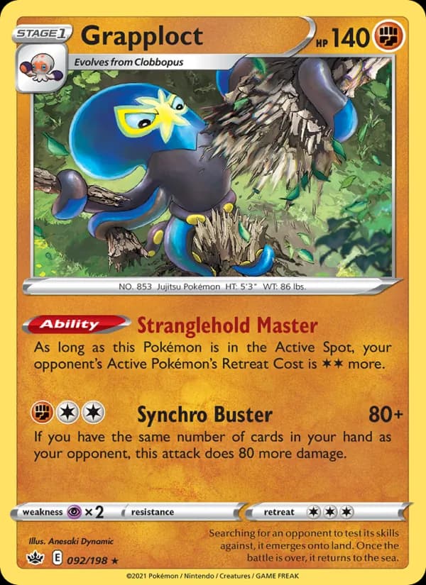 Grapploct — Chilling Reign, Holo Rare