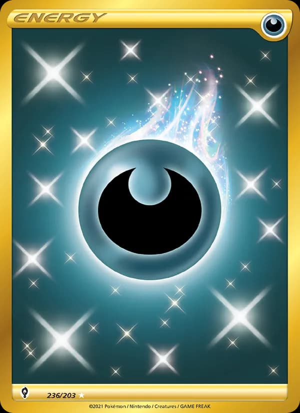 Darkness Energy — Evolving Skies, Secret Rare