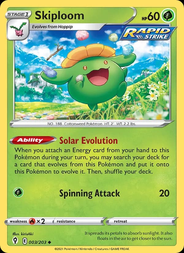 Skiploom — Evolving Skies, Uncommon
