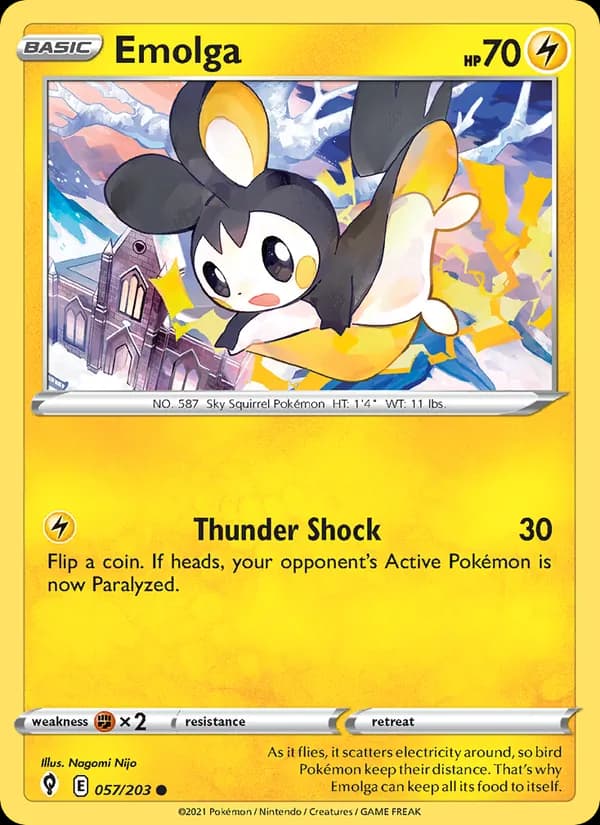 Emolga — Evolving Skies, Common