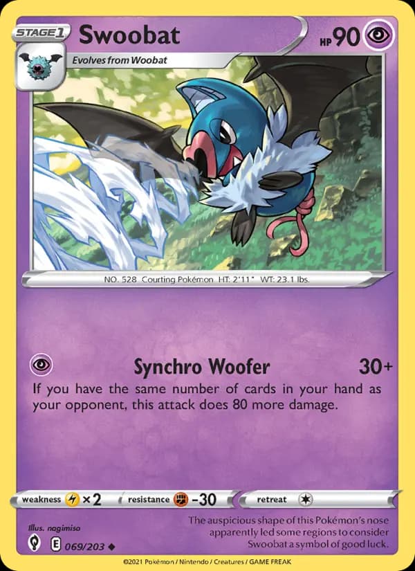 Swoobat — Evolving Skies, Uncommon