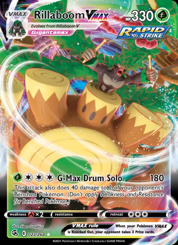 Rillaboom VMAX — Fusion Strike, Holo Rare VMAX