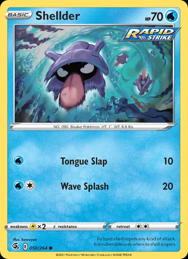 Shellder — Fusion Strike, Common