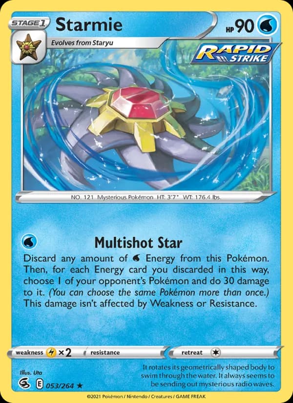 Starmie — Fusion Strike, Holo Rare