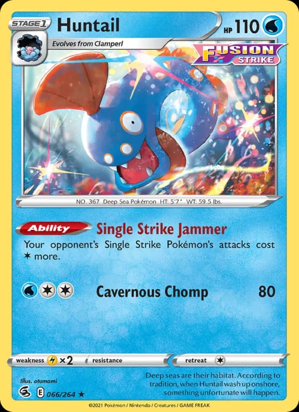 Huntail — Fusion Strike, Rare