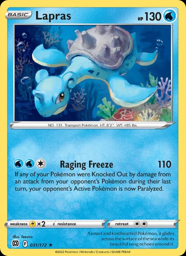 Lapras — Brilliant Stars, Rare