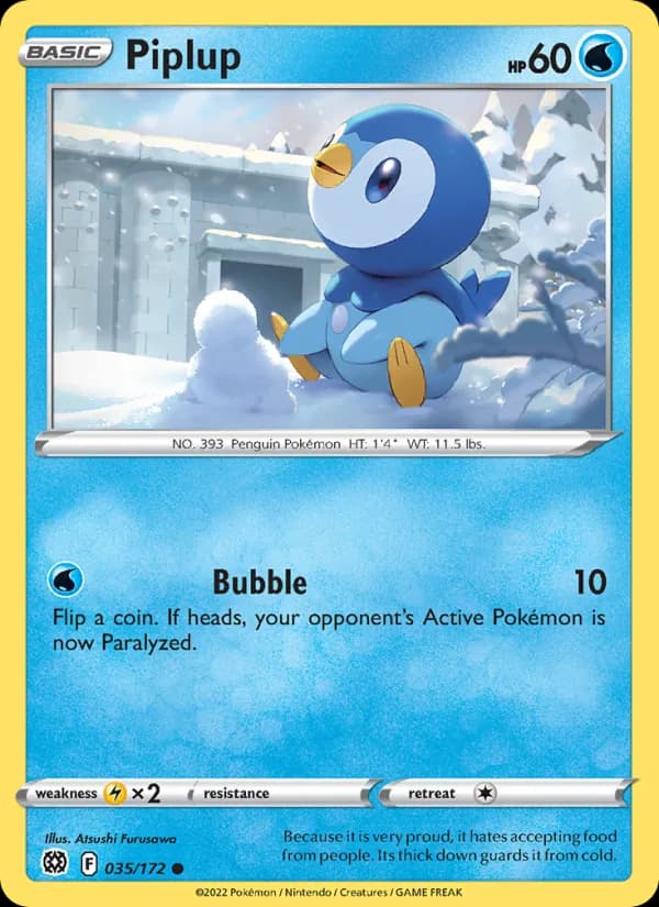 Piplup — Brilliant Stars, Common
