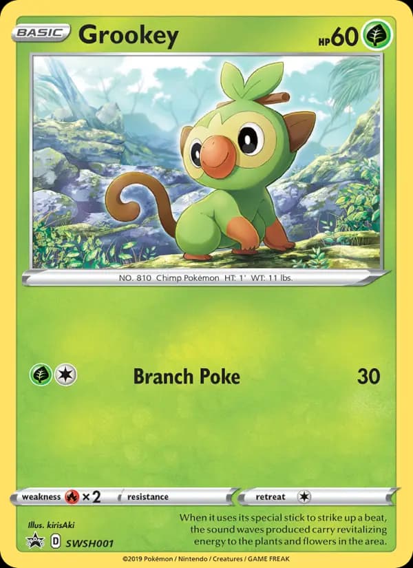 Grookey — SWSH Black Star Promos, None